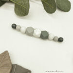 Zahnungswurmi Hellgrau | Gritty-White | Dunkelgrau