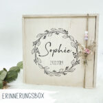 Erinnerungskiste - Kranz.Sophie | individuell (Schreibschrift)