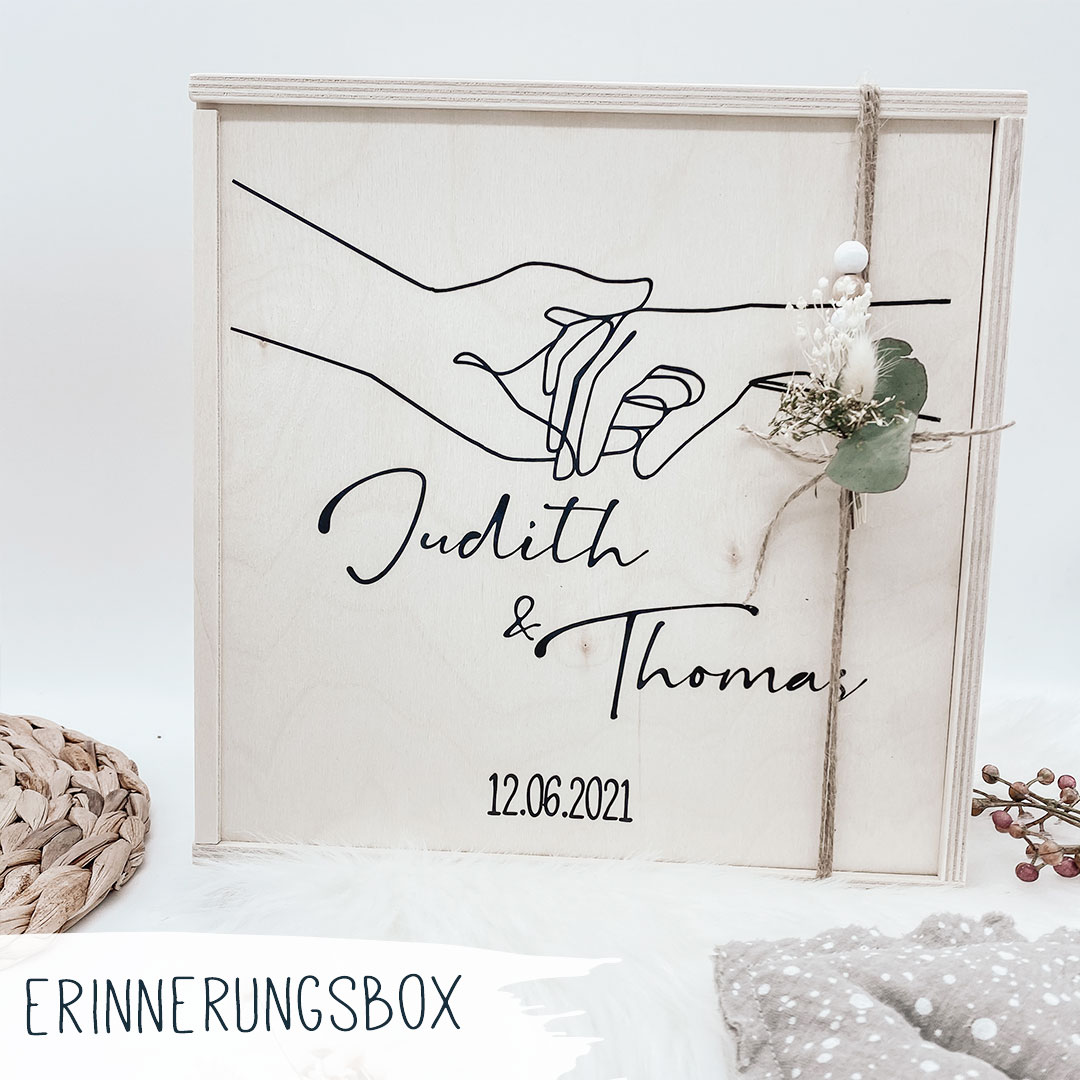 Box-Hochzeit Erinnerungskiste - Hochzeit | individuell – Bild 1