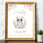 Geburtsdaten-Poster | Waschbär.emily – Bild 2