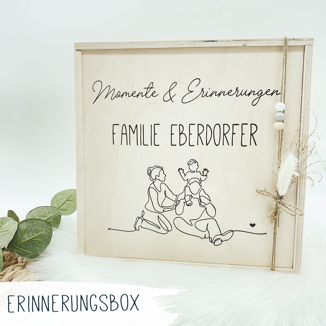 Familienbox Erinnerungskiste - Familienbox | individuell – Bild 1