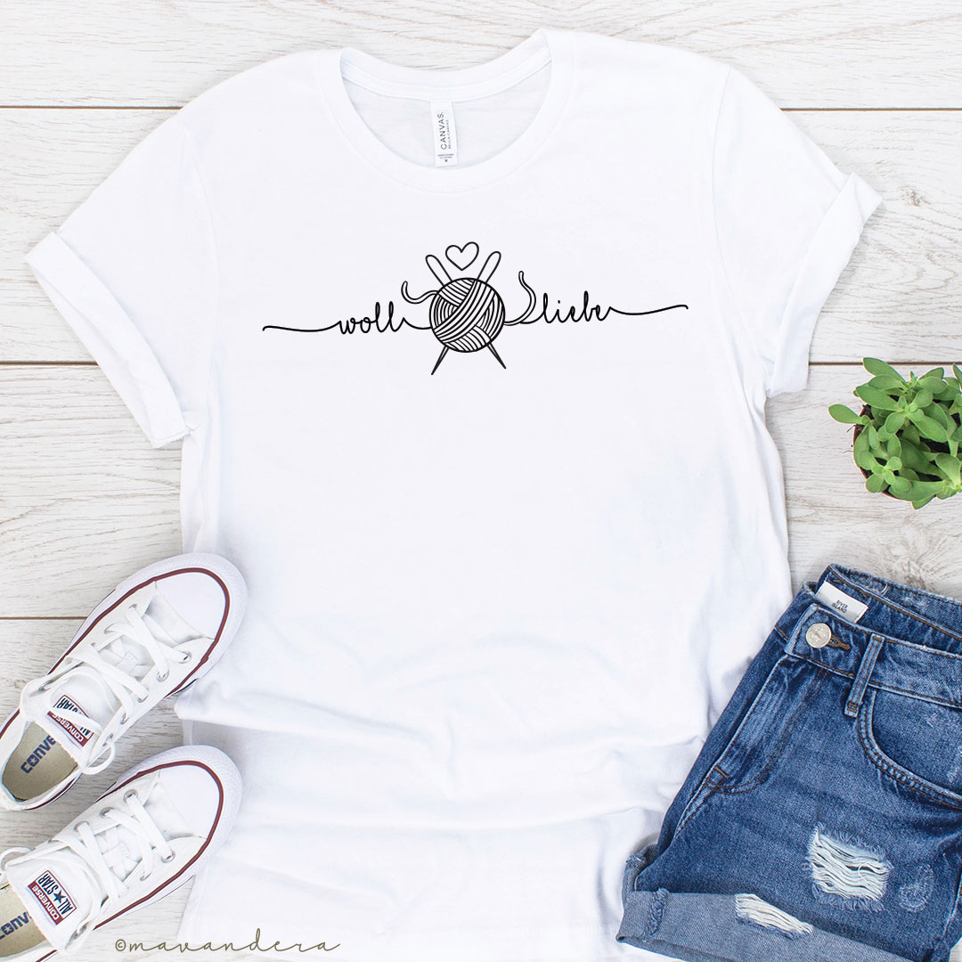 Oversize wollliebe Wollliebe | Shirt, Sweater, Hoodie, Tasche – Bild 1