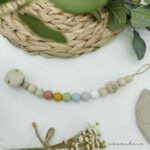 Schnullerkette | Rainbow inkl. Gravur