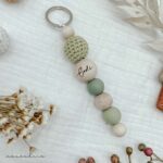 Schlüsselanhänger Häkel  | lint.olive - Wunschgravur