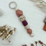 Schlüsselanhänger Silikon | altrosa.purple - Wunschgravur