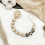 Schnullerkette | Leo basic (+ Greifring optional) – Bild 2