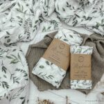 Premium Musselintuch - green.leaves – Bild 3