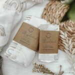 Premium Musselintuch - Rainbow.rosé