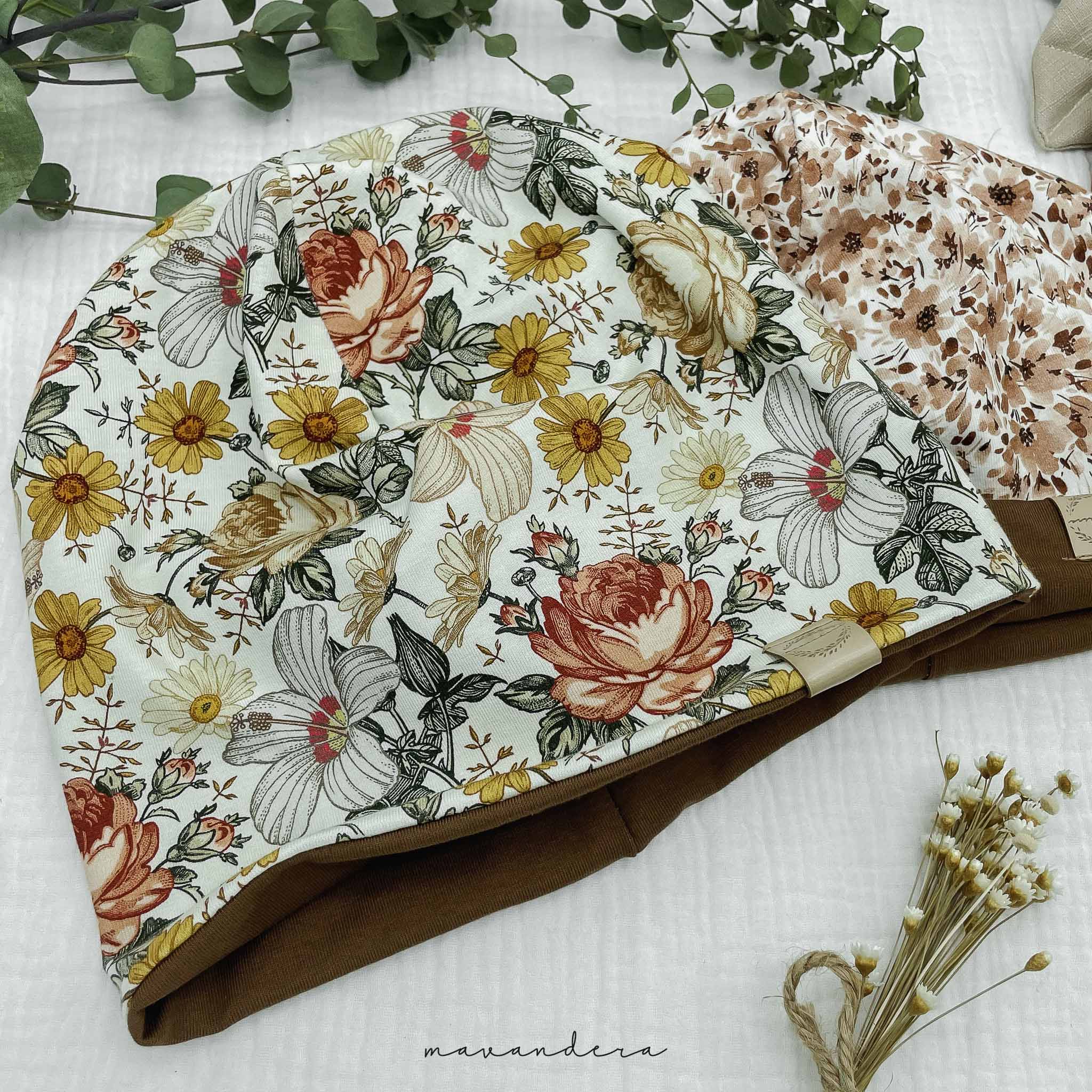 Beanie Herbst WUNSCHFARBEN | Wendebeanie | verschiedene Grössen – Bild 1