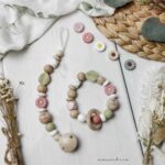 Schnullerkette - Greifring | Flower - kleine Heldin (Set möglich)