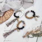 Schlüsselanhänger.Armband | freie Farbwahl - mit/ohne Quaste – Bild 2