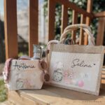 Oster Körbchen & Tasche #1 | Häschen BlumenKORB Schmetterling grün