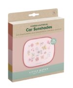 Auto Sonnenblende 2er Set rosa - Flowers & Butterflies – Bild 2