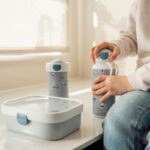 Trinkflasche Pop-up SAILORS Bay Mepal 400ml | Little Dutch – Bild 4