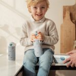 Trinkflasche Pop-up SAILORS Bay Mepal 400ml | Little Dutch – Bild 2