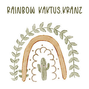 Rainbow Kaktus-Kranz