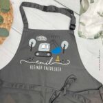 Schürze | Bagger, Traktor, Meerjungfrau, Regenbögen - personalisiert