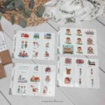 Magnet Wochenplaner für Kinder | 116 Magnete (inkl. Wochentage, Jahreszeit, Tages-Marker Symbole) | Kindergarten Schule Hobby – Bild 3