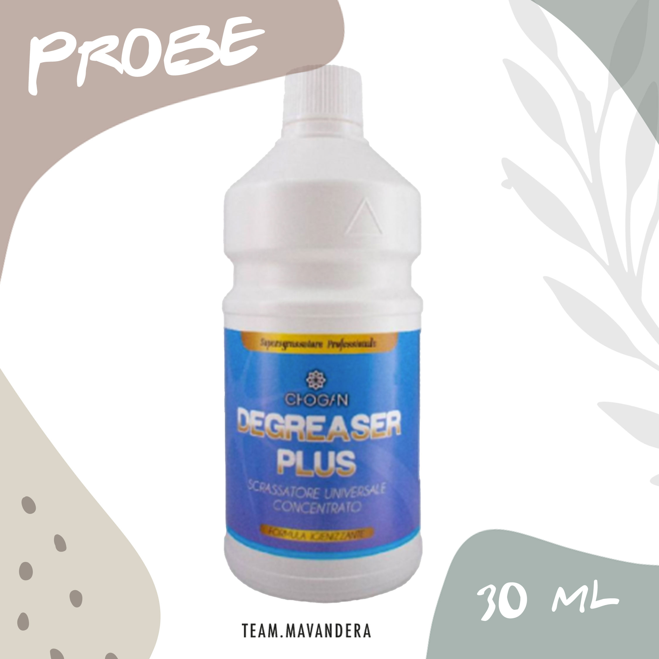 Putzmittelprobe DEGREASER PLUS Mavandera