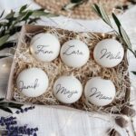 SPARSET 6 Stk. Weihnachtskugeln | 6 cm oder 8 cm Echtglas mundgeblasen matt