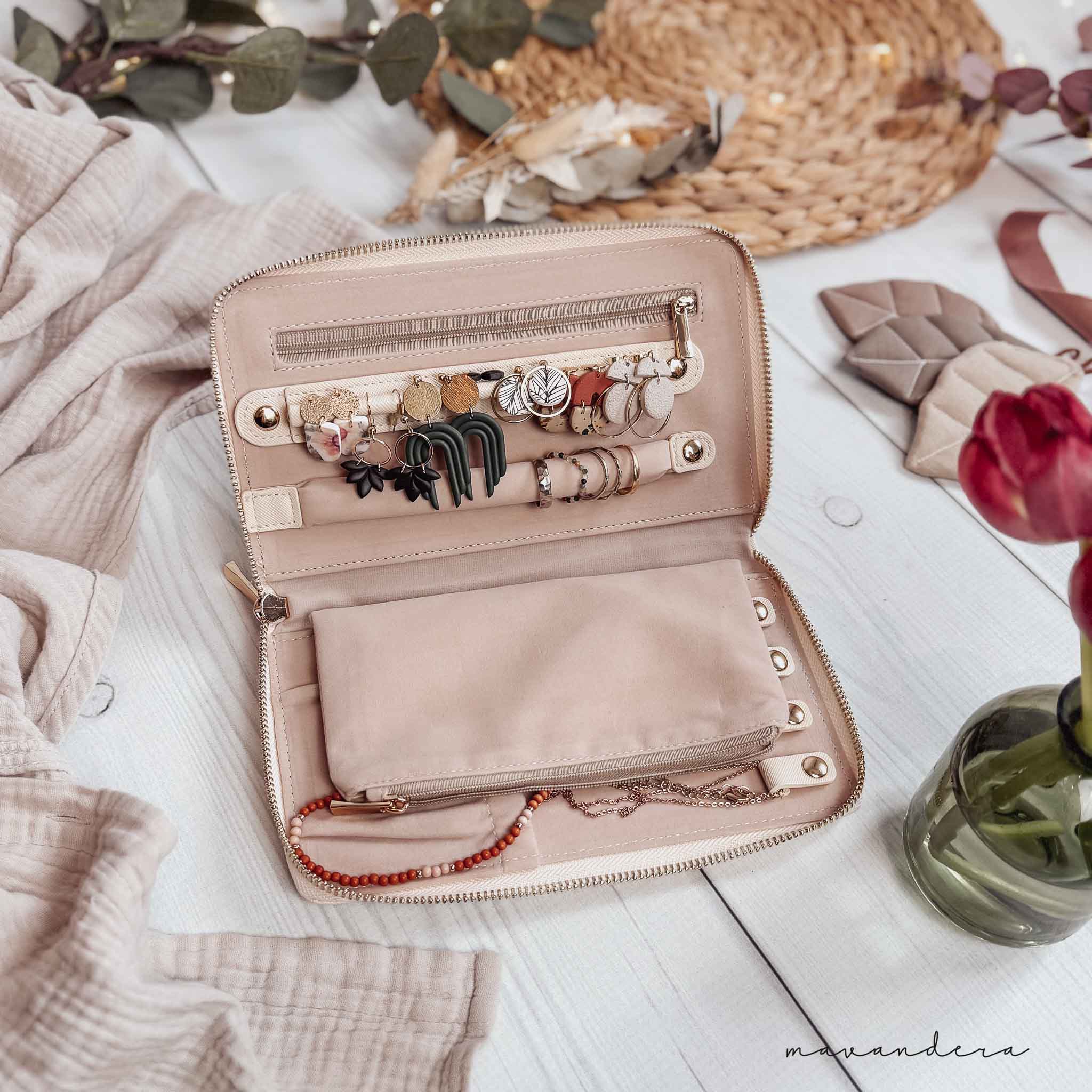 Schmuck Case -4 Schmuck Organizer - Case in 4 Farben - Personalisierung möglich – Bild 1