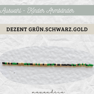 Perlen - schwarz grün