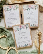 Geschenkbox Firmung/Erstkommunion - Floral | Geldgeschenk liebevoll verpacken – Bild 5