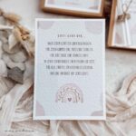 Geschenkbox Taufe inkl. Kreuz - rosé | Geldgeschenk liebevoll verpacken - Personalisierung – Bild 2