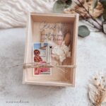 Geschenkbox | Glück ist .. Mama/Oma | Blumenbox | Trockenblumenstrauß – Bild 4