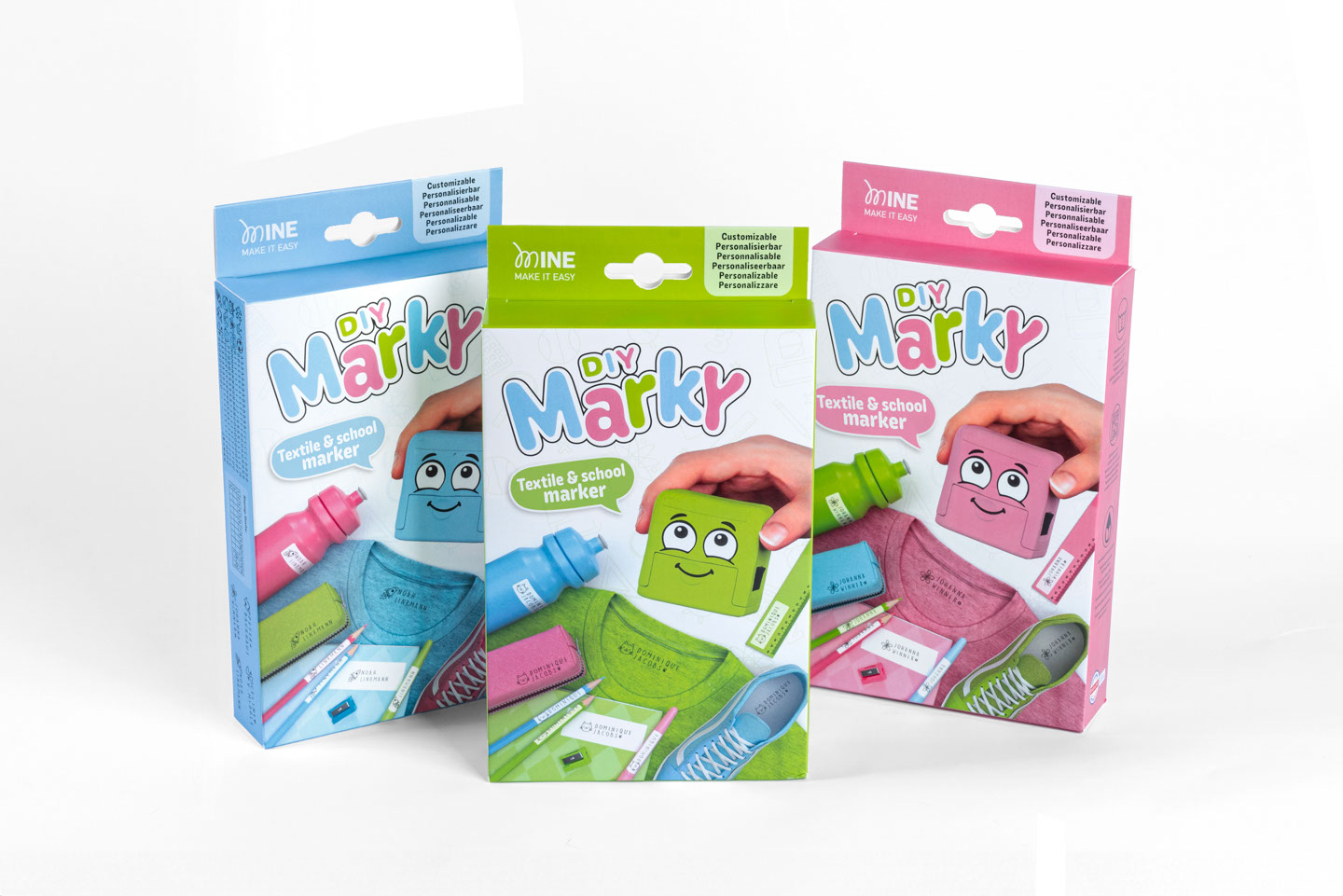 colop-diy-marky-stamp-textile-school-marker-pink-blue-green-packaging-combined-01 MARKY - der neue Textilstempel - DIY – Bild 1