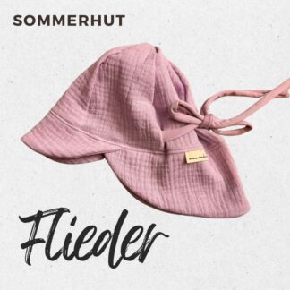 Sommerhut - Musselin | Flieder