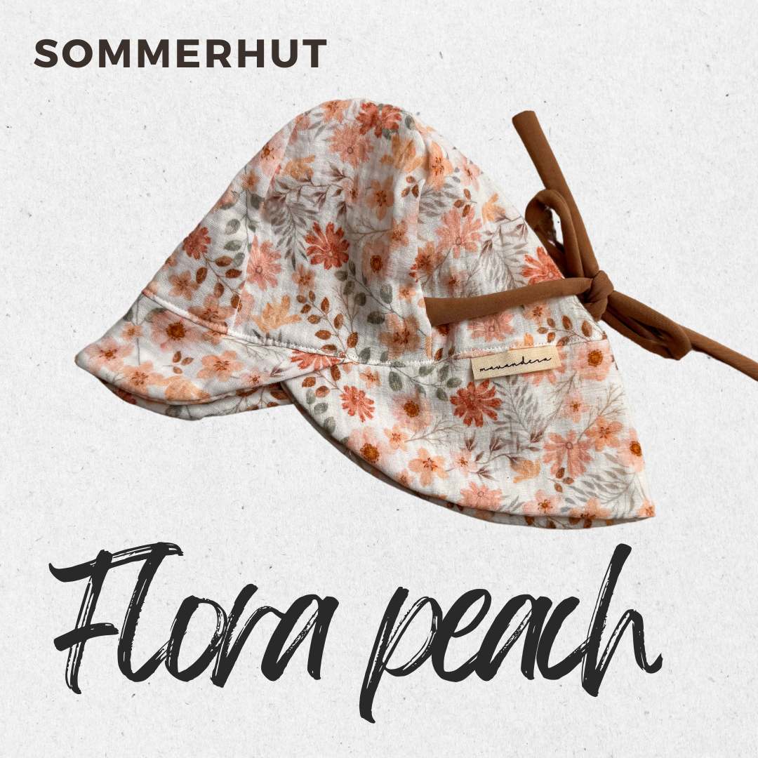 Sommerhut - Flora Sommerhut - Musselin | Flora-peach – Bild 1