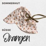 Sommerhut - Musselin | süsse Orangen