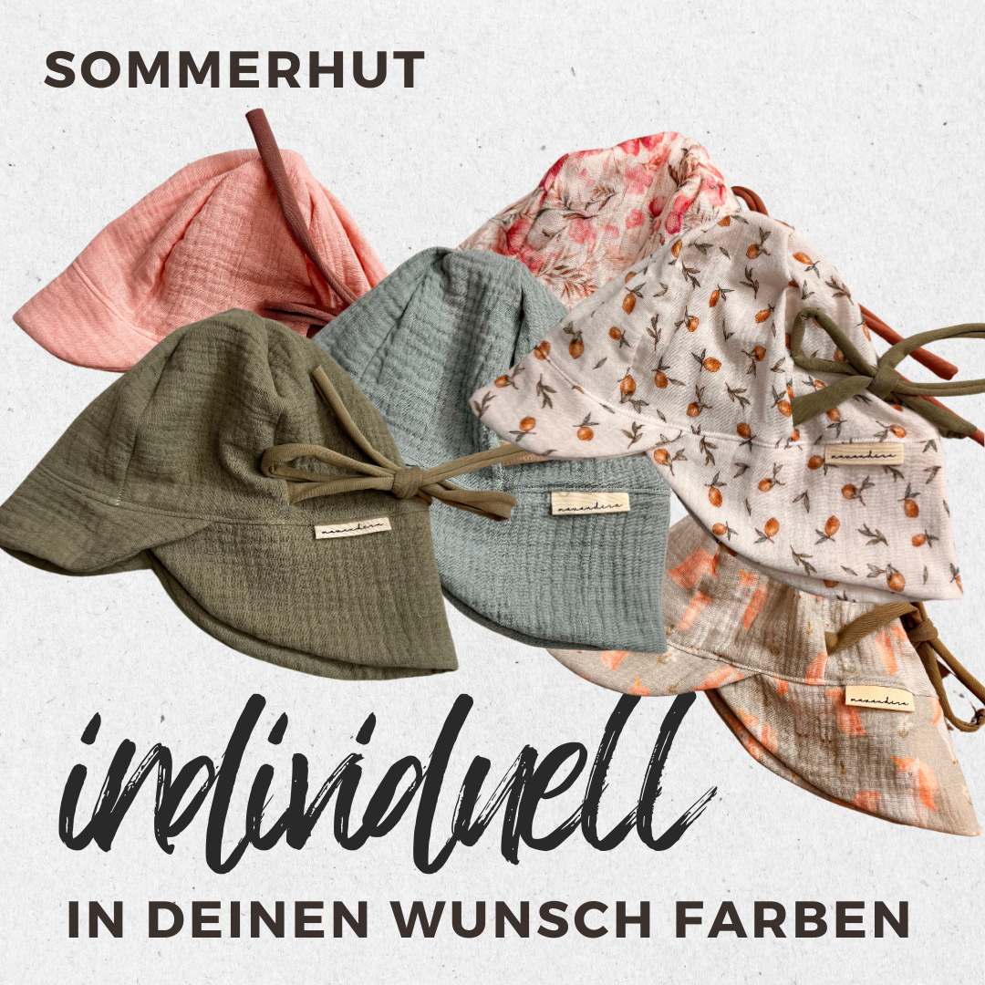 Sommerhut - individuell Sommerhut - Musselin | individuell – Bild 1