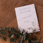 SALE // Meilensteinkarten - Baby 1. Jahr | Waldtiere (rosé) – Bild 5