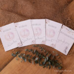 SALE // Meilensteinkarten - Baby 1. Jahr | Waldtiere (rosé) – Bild 3