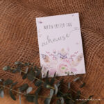 SALE // Meilensteinkarten - Baby 1. Jahr | Waldtiere (rosé) – Bild 2