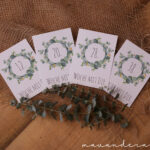 SALE // Meilensteinkarten - Schwangerschaft | Eukalyptus – Bild 2