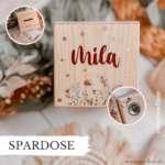 Spardose - Blumen "Mila"