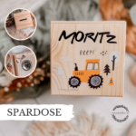 Spardose -  Traktor "Moritz"