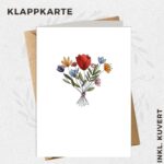 Blumenbouquet | Klapp-Karte inkl. Briefumschlag