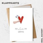 Alles Liebe zum Geburtstag | Klapp-Karte inkl. Briefumschlag