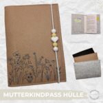 Mutterkindpass Hülle | Blumenleiste