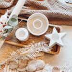 3er Set Kerzenhalter - klein, mittel + Stern