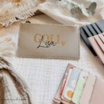 Mini-& Karten Geldtasche | Titel+Name (zB Goli, Gedi, Mama, Oma,...)