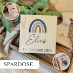 Spardose -  Regenbogen "Elias"