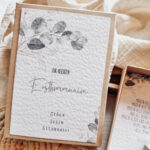 Geschenkbox Erstkommunion Eukalyptus inkl. Kreuz - Geldgeschenk liebevoll verpacken - Personalisierung – Bild 4