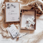 Geschenkbox Erstkommunion Eukalyptus inkl. Kreuz - Geldgeschenk liebevoll verpacken - Personalisierung