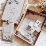 Geschenkbox Taufe Eukalyptus inkl. Kreuz - Geldgeschenk liebevoll verpacken - Personalisierung – Bild 2