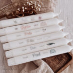 Kerze - Personalisiert | Taufe, Erstkommunion – Bild 4